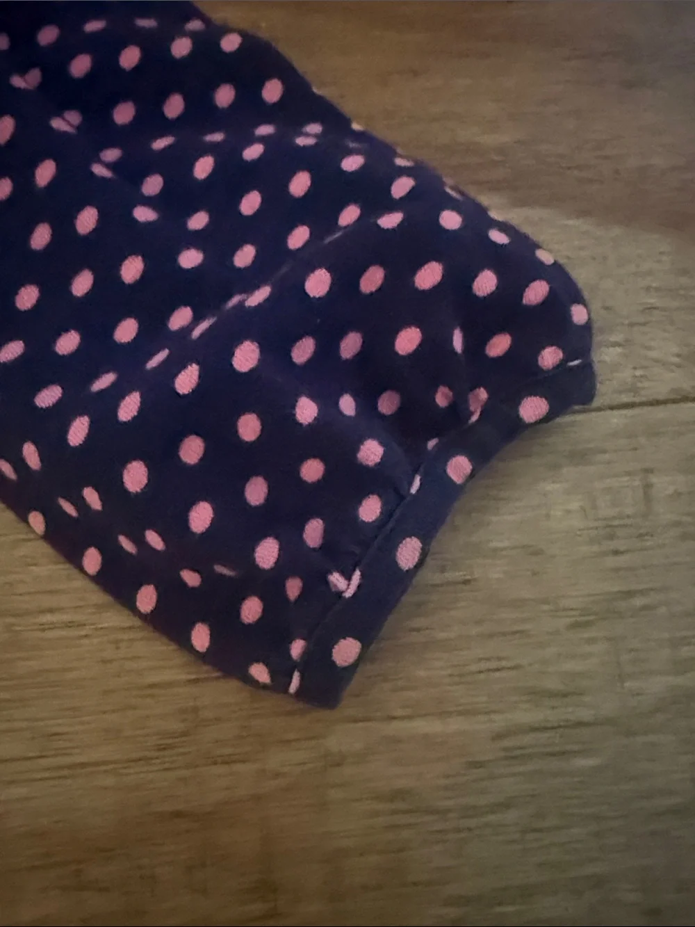 Matilda Jane Navy and Pink Polka Dot Top with Blue Floral Paisley Skirt
